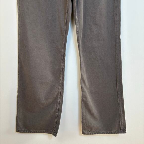 Zara Gray High Rise Wide Leg Jeans size 8 Full Length Relaxed 6045/225 - Picture 8 of 14